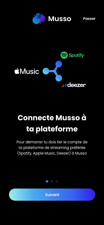 application mobile Musso