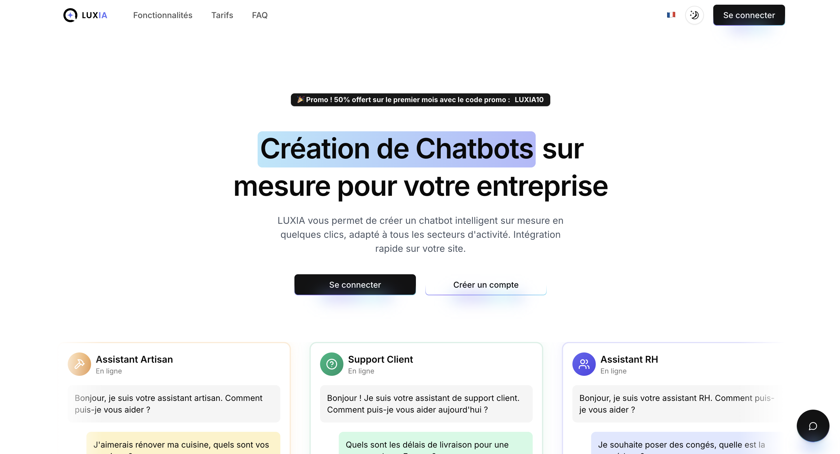 Luxia mobile Luxia web