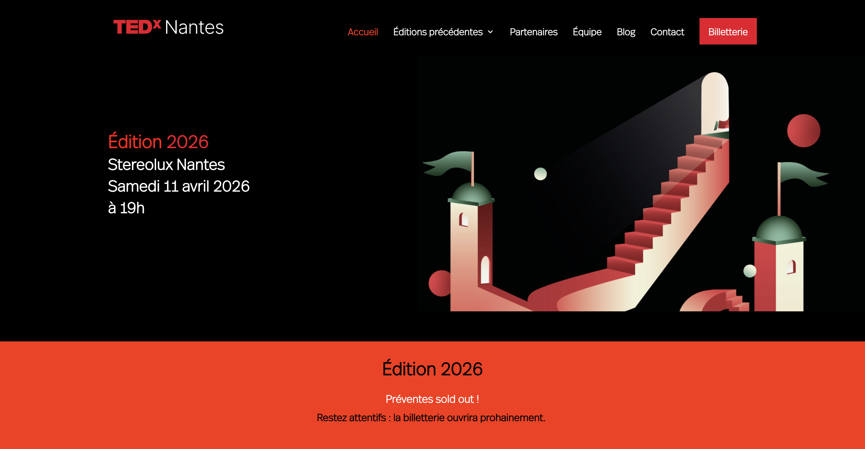 TEDx Nantes mobile TEDx Nantes web