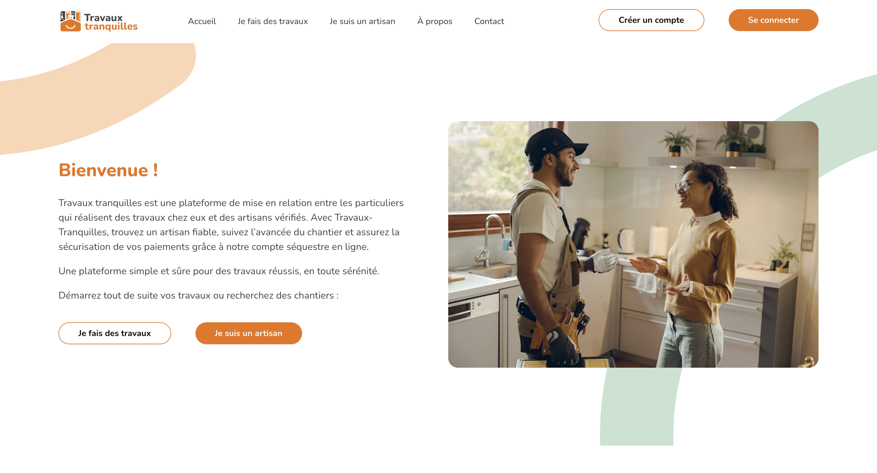 Travaux Tranquilles mobile Travaux Tranquilles web